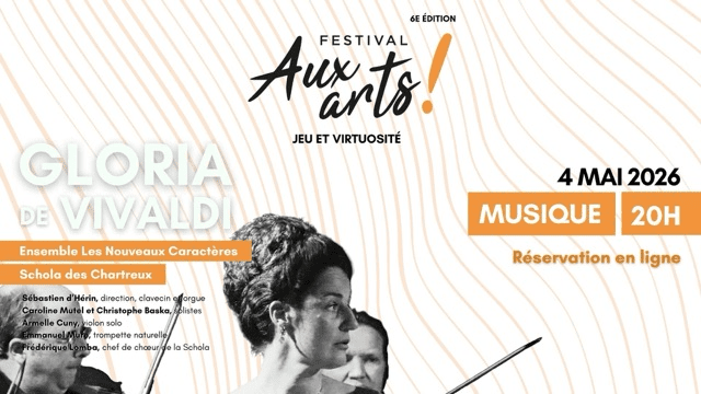 Festival AUX ARTS ! maintenu autour du concert de Vivaldi